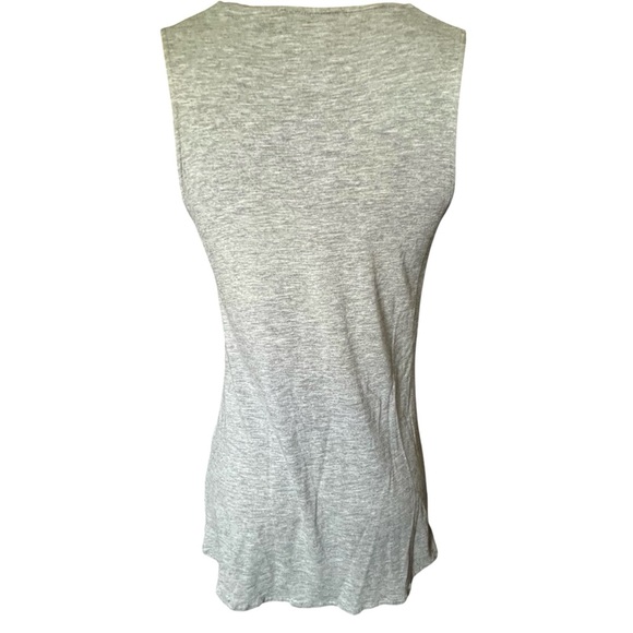 Kenar Silver Ruffle Tank Top EUC M - Picture 4 of 7